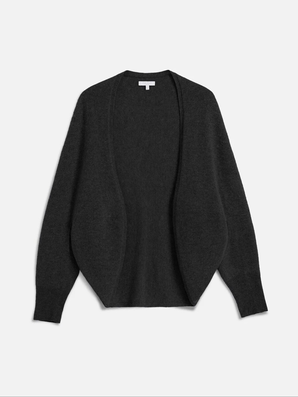 NakedCashmere Meli Black Open-Front Women's Shrug Nwt